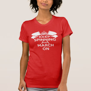 Red Color Guard Behielt Ruhe T - Shirt