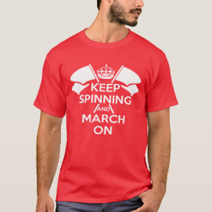 Red Color Guard Behielt Ruhe T - Shirt