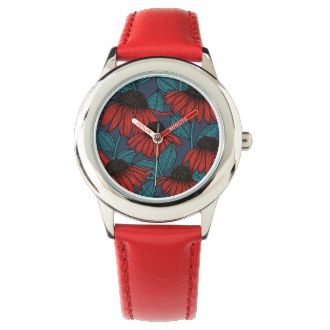 Red Conefwers Armbanduhr (Vorderseite)