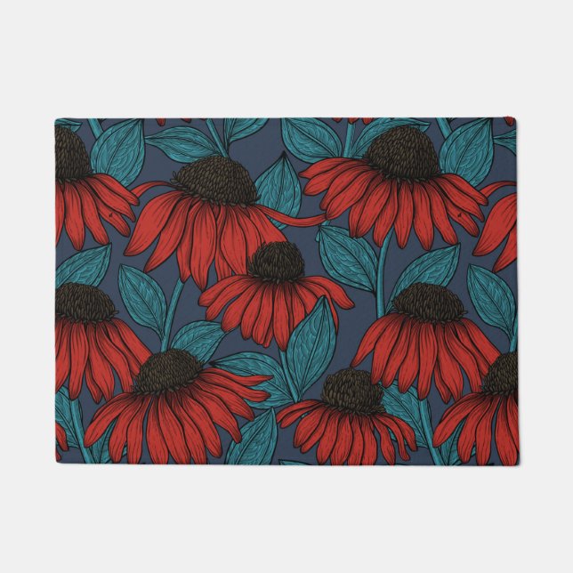 Red Conefwers Fußmatte (Vorderseite)