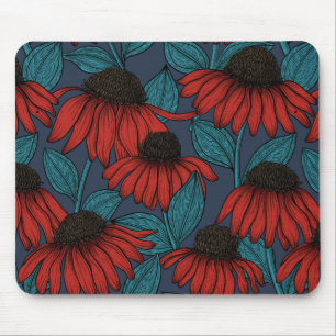 Red Conefwers Mousepad