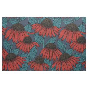 Red Conefwers Stoff