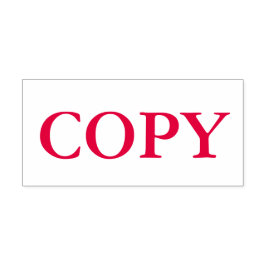 Red Copy Permastempel