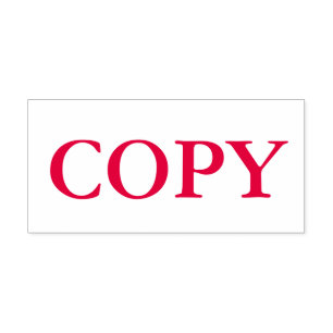 Red Copy Permastempel