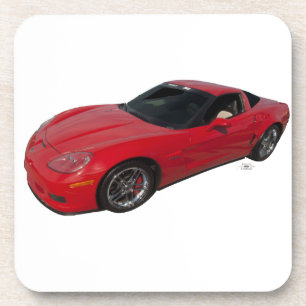 Red Corvette Untersetzer