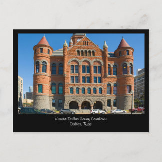 Red Courthouse Downtown Dallas Texas Postcard Postkarte
