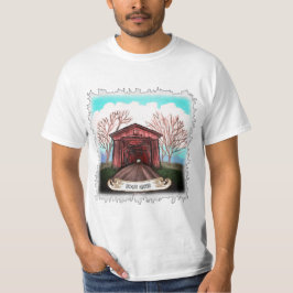 Red Covered Bridge T - Shirt