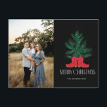 Red Cowboy Boots und Spruce Frohe Weihnachten<br><div class="desc">Red Cowboy Boots und Spruce Frohe Weihnachten</div>