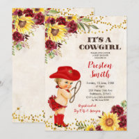 Red Cowgirl Blonde Rose und Sonnenblumendusche
