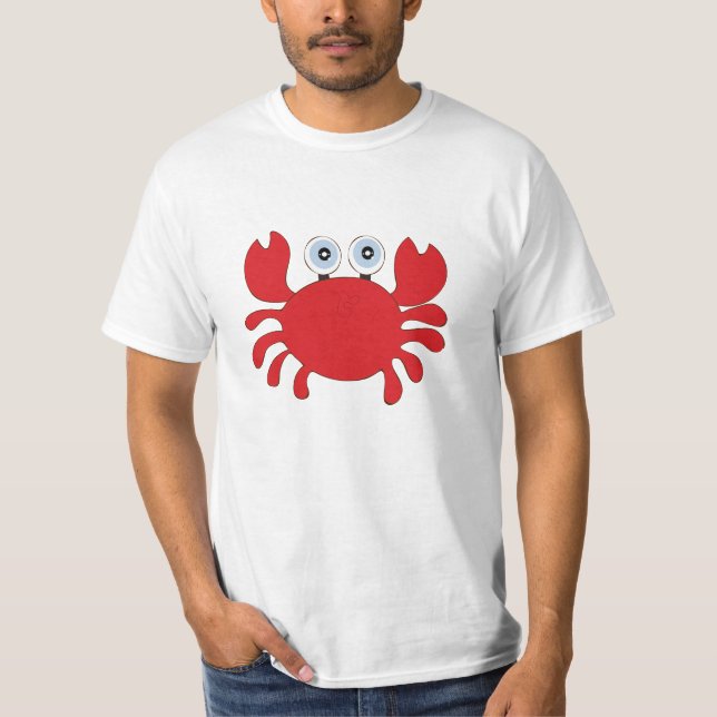 Red Crab Food Custom T-Shirt (Vorderseite)