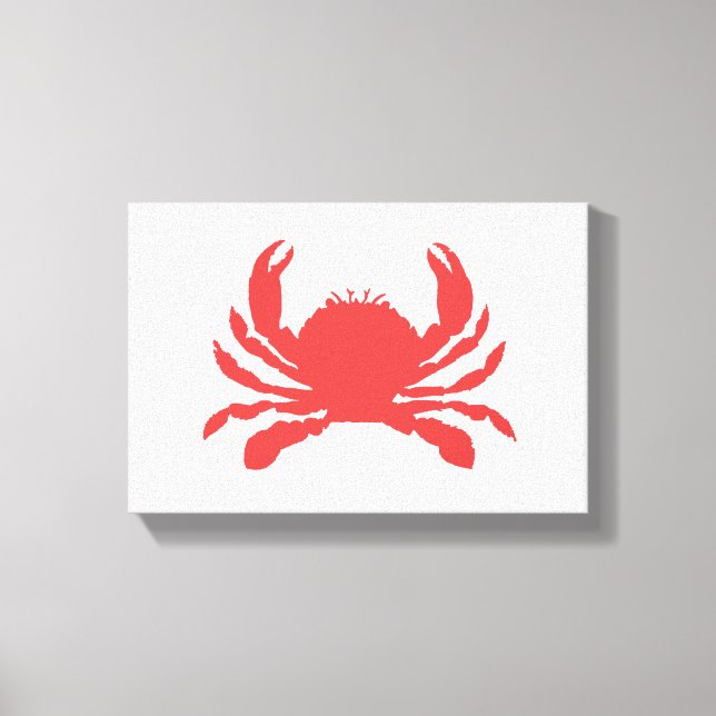 Red Crab Leinwanddruck (Vorderseite)