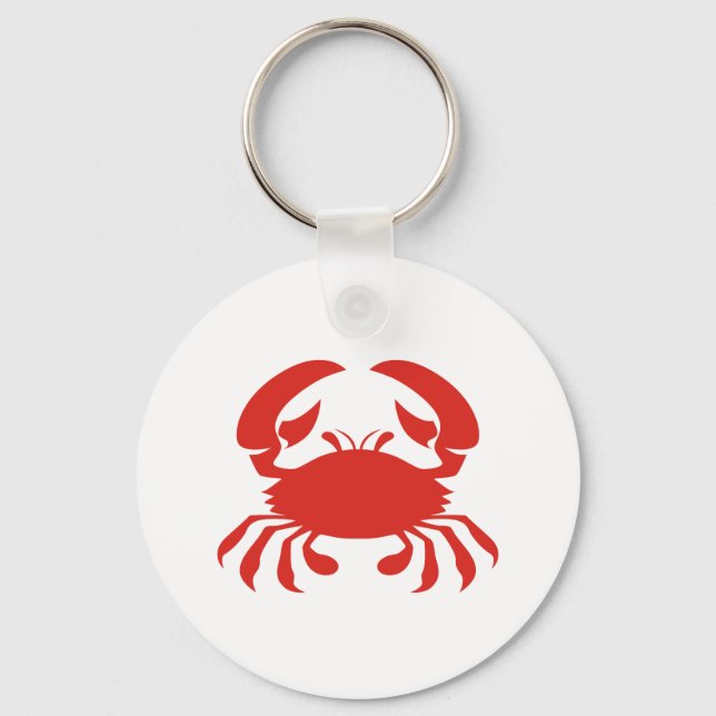 Red Crab Logo Schlüsselanhänger (Vorderseite)