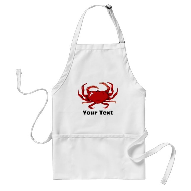 Red Crab Template Schürze (Vorne)