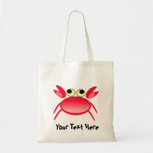 Red Crab Tote Bag Tragetasche