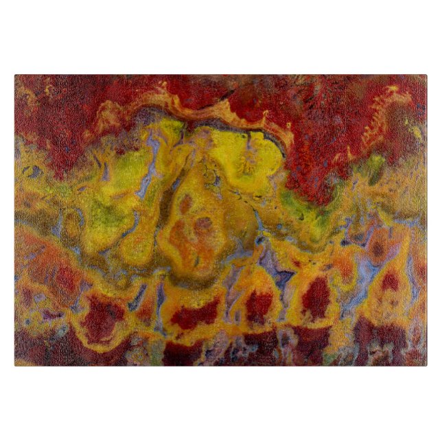 Red Crayola Jasper Schneidebrett (Vorderseite)