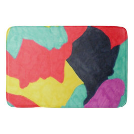 Red Creatures Bath Mat Badematte