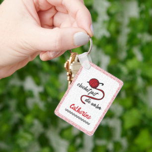 Red Crochet schnell, Die warm Schlüsselanhänger