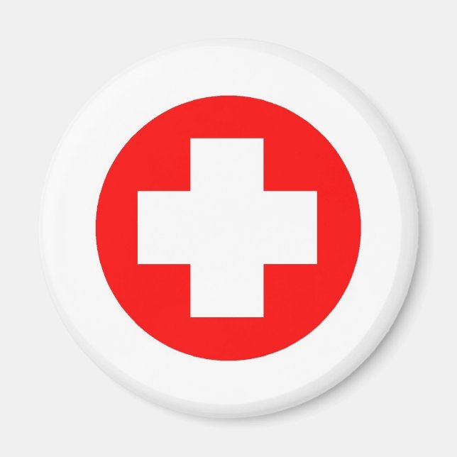 Red Cross Produkte & Designs! Magnet (Vorne)