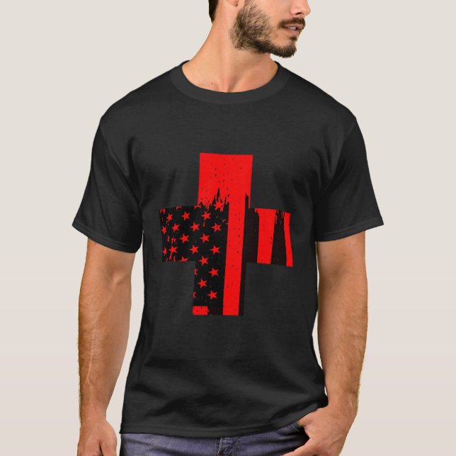 Red Cross USA T-Shirt (Vorderseite)