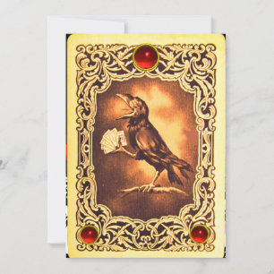 RED CROW PLAYCARDS,POKER PARTY WAX SIEGEL EINLADUNG