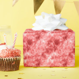 Red Crumpled Textur Geschenkpapier