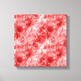 Red Crumpled Textur Leinwanddruck