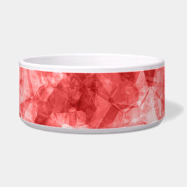 Red Crumpled Textur Napf
