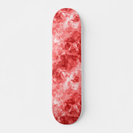 Red Crumpled Textur Skateboard