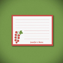 Red Currant Post-it Klebezettel