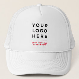 Red Custom Logo and Text Brands Hat kein Minimum Truckerkappe