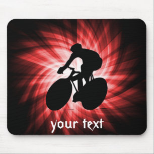 Red Cycling Mousepad