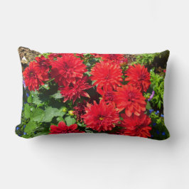 Red Dahlia Blume Kissen