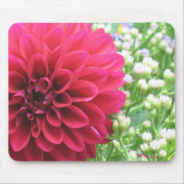 Red Dahlia Foto Mousepads