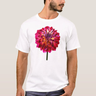 Red Dahlia, gelb gestrichen T-Shirt