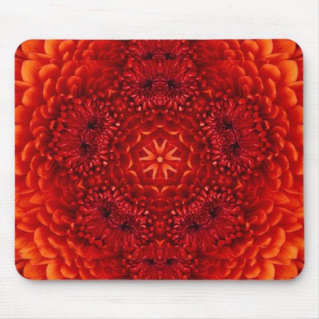 RED DAHLIA MOUSEPAD (Vorne)