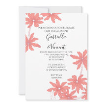 Red Daisies über die Partei des weißen Engagements