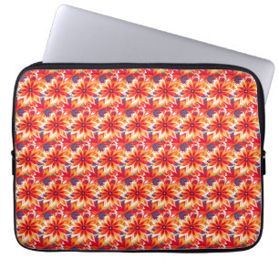 Red Daisy BOHO Modern Tile Laptopschutzhülle