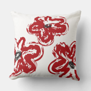 RED DAISY DESIGN Retro Throw Kissen