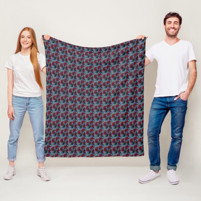 Red Daisy Fleece Blanket (Beispiel)