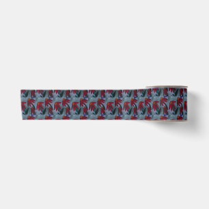 Red Daisy Satinband