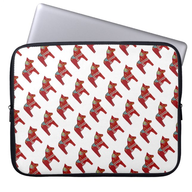 Red Dala Horse Laptop Case (Vorderseite)