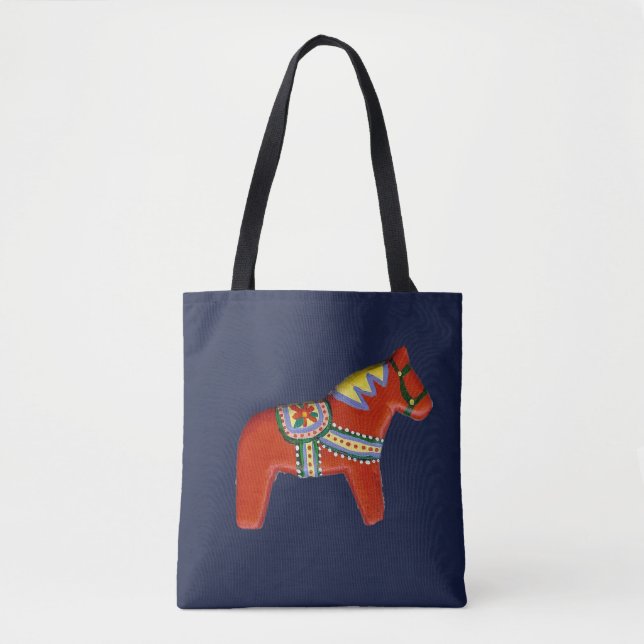 Red Dala Horse Tasche (Vorderseite)