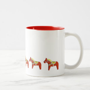Red Dala Horses Tasse