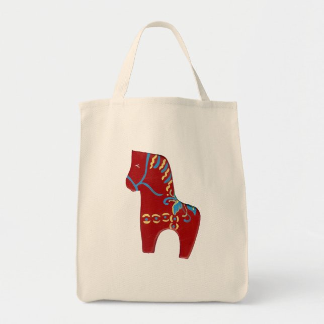 Red Dala Lebensmitteltasche Tragetasche (Vorne)