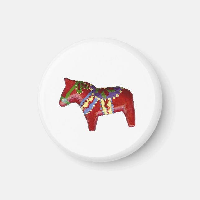 Red Dala Magnet (Vorne)