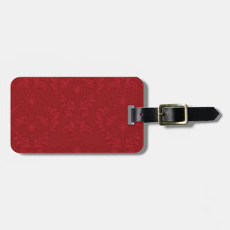 Red Damask Gepäckanhänger