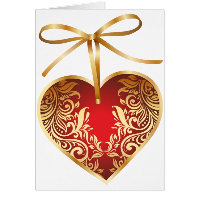 Red Damask Heart (Vorne)