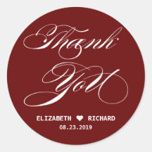 Red Danke Gastgeschenk Hochzeit