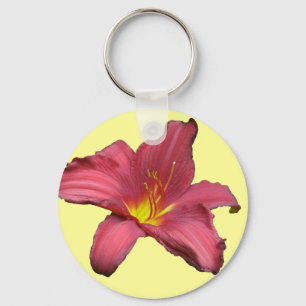 Red Daylily Coordinating Items Schlüsselanhänger