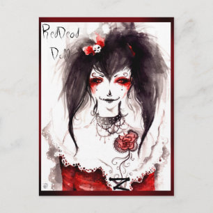 Red Dead Doll Postkarte